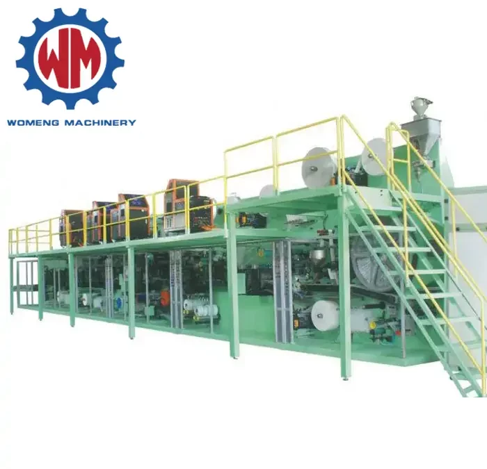 WOMENG Produces Full Automatic Adult Diapers Manufacturing Machines